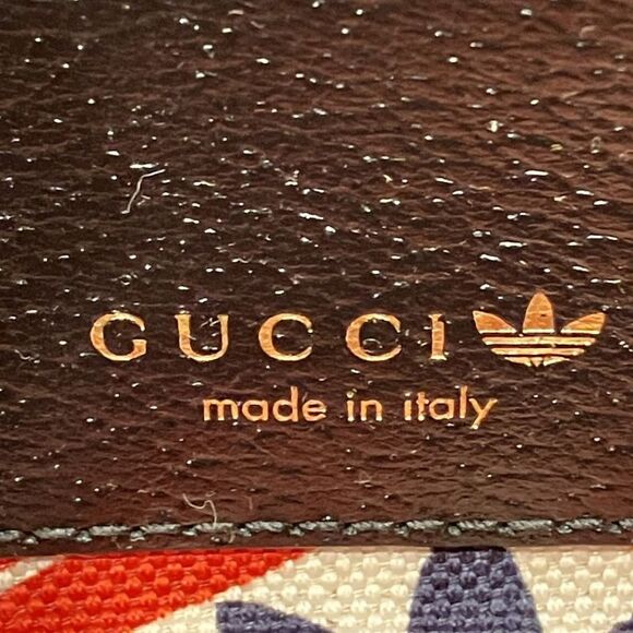 Gucci adidas Collaboration Leather Shoulder Bag - Picture 4 of 9